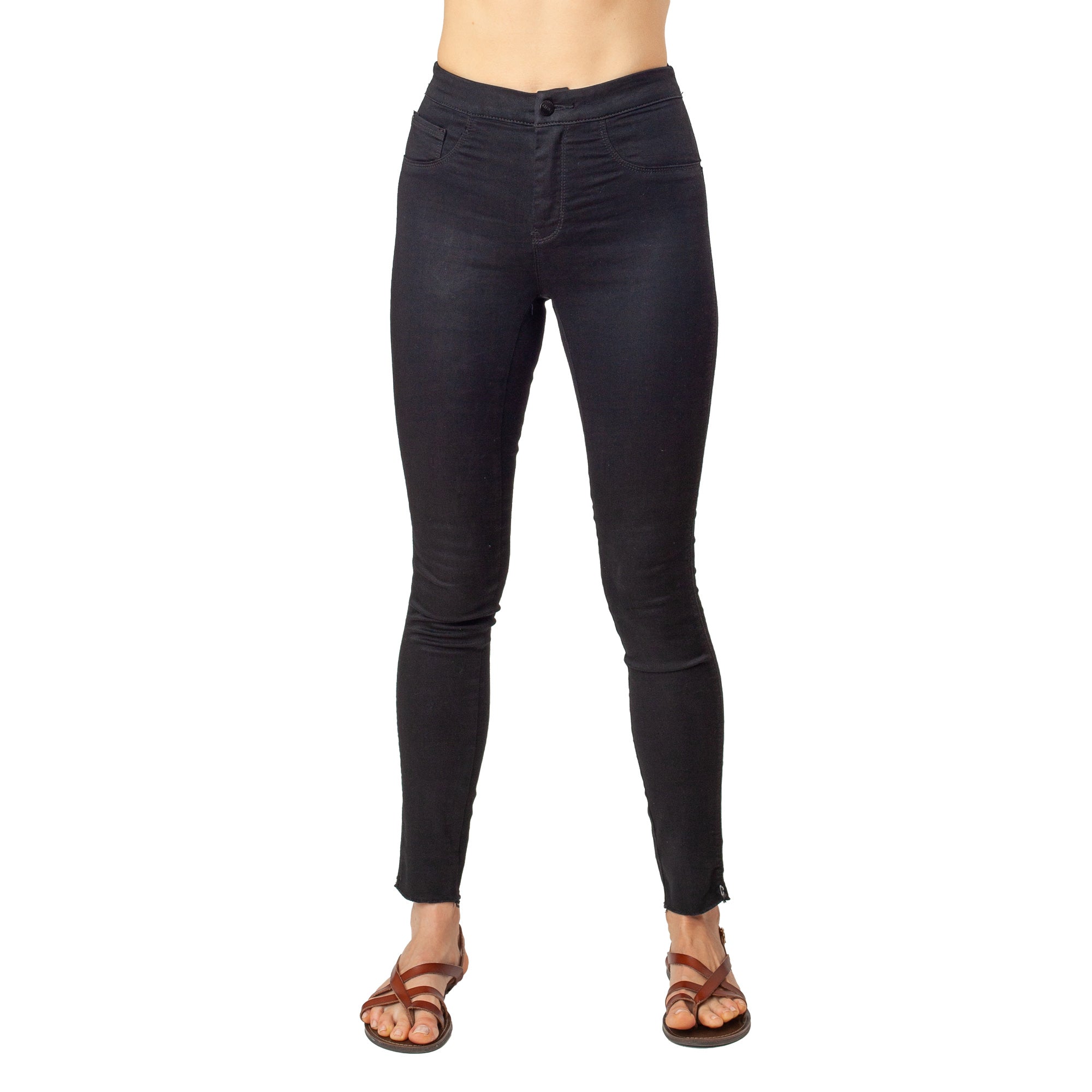 Jet Black Jeans Basic Signature Style
