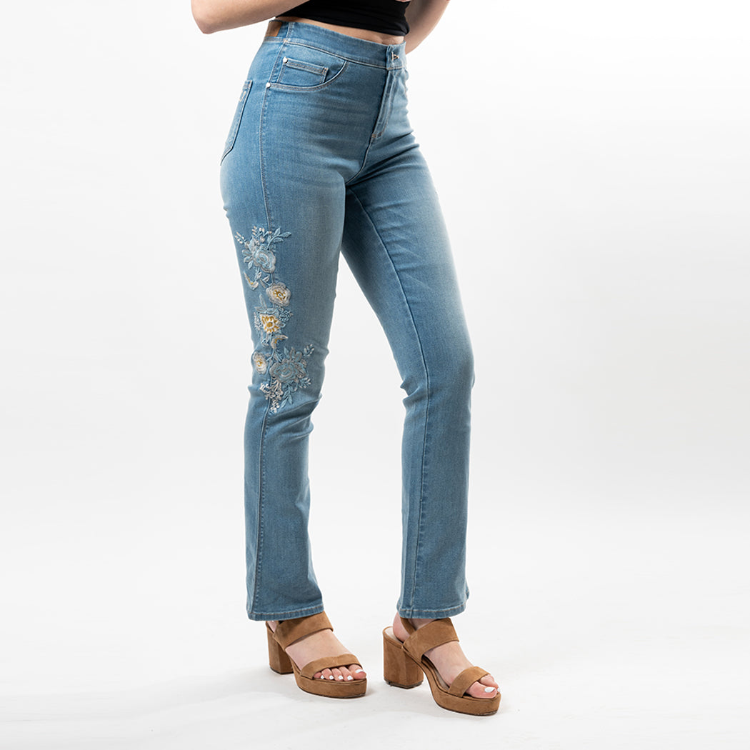 Embroidered Bootcut Fashion Style