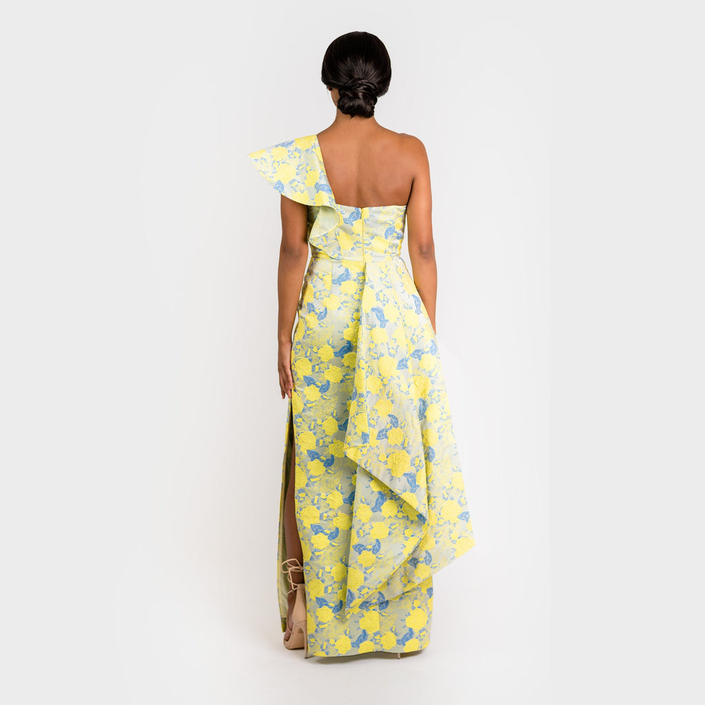 The Asymmetric Flounce Sheath Classic