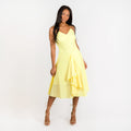 CN7203 Spaguetti Strap Flared Dress