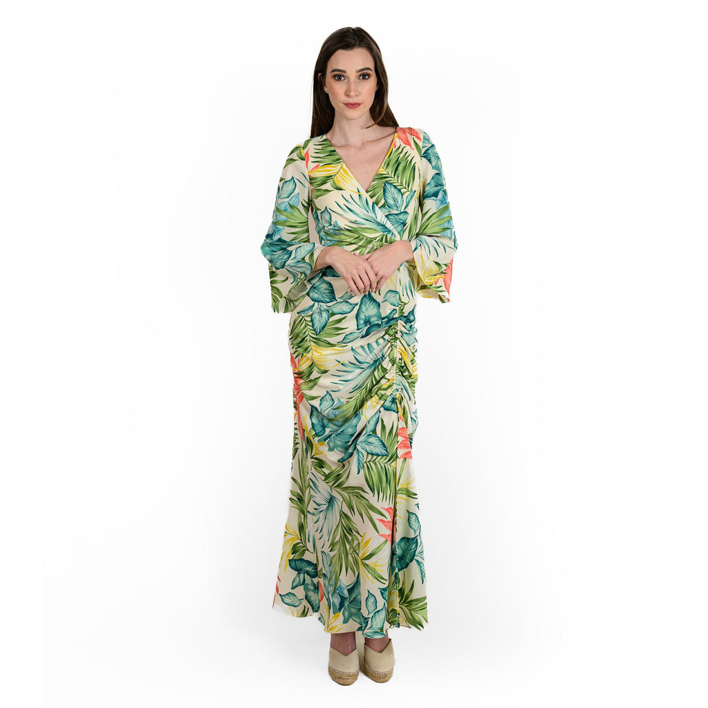 Rouched Side Maxi Dress
