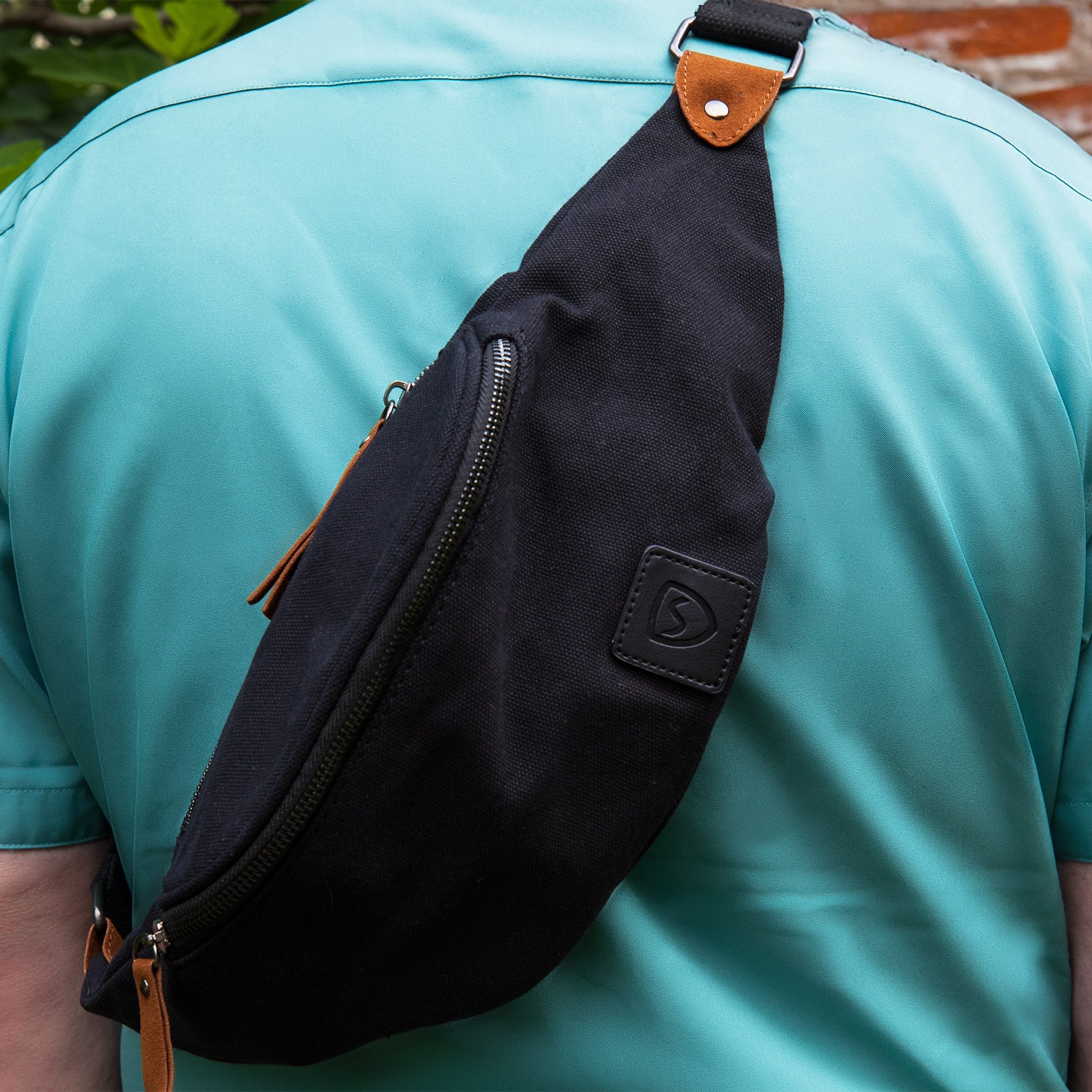 SYB Cross Body Fanny Pack – Canvas Traveler | EMF & 5G Blocking Bag