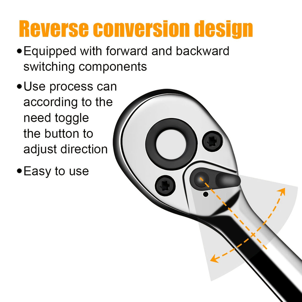46pc Ratchet & Wrench Tool Set